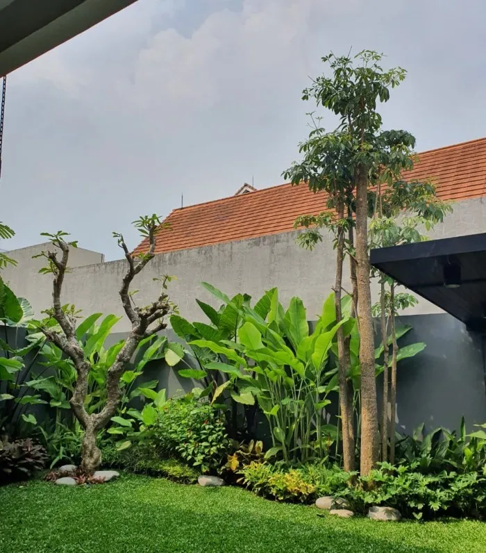 konsep taman tropis